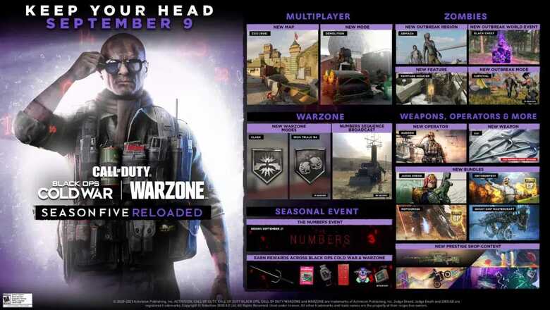 Se revela la fecha de lanzamiento de la quinta temporada de Black Ops Cold War & Warzone y su nuevo contenido