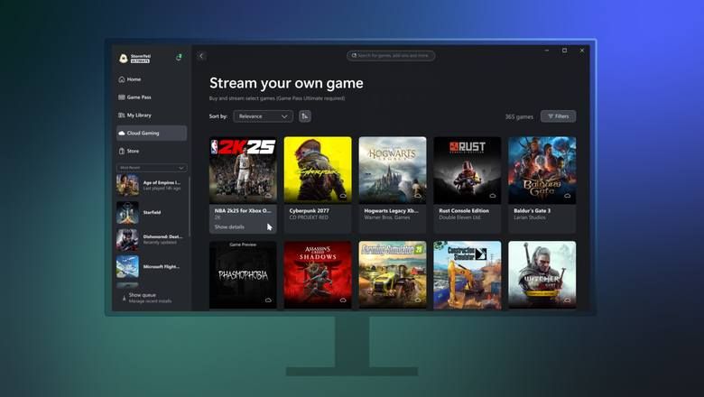 Xbox lanza el servicio de streaming de juegos desde la propia biblioteca en la app de PC